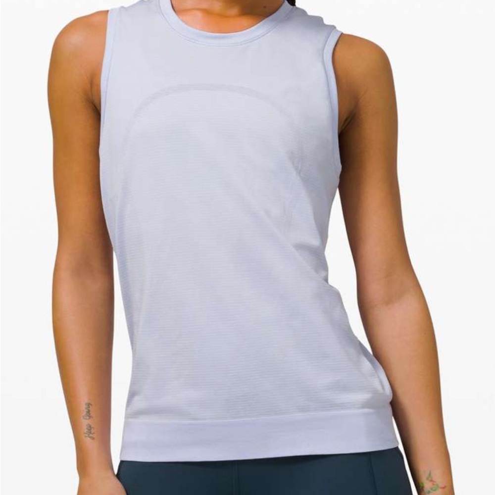 Lululemon Athletica Light Gray Muscle Tee